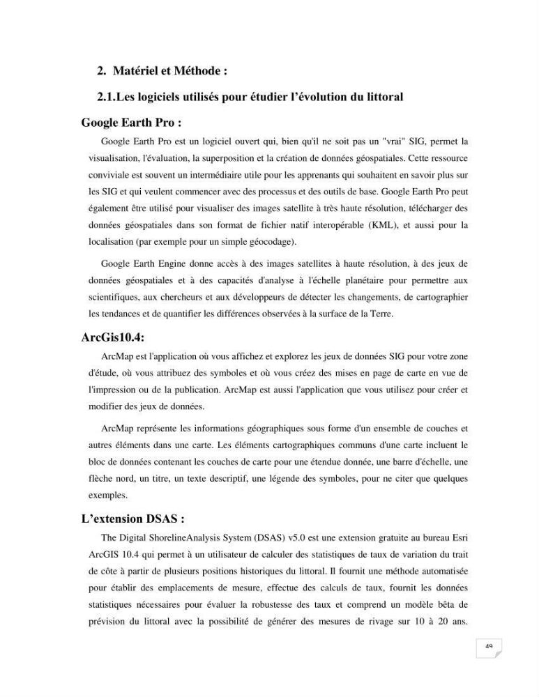 Modélisation des processus hydro sédimentaire de la partie ouest de Sidi Fredj