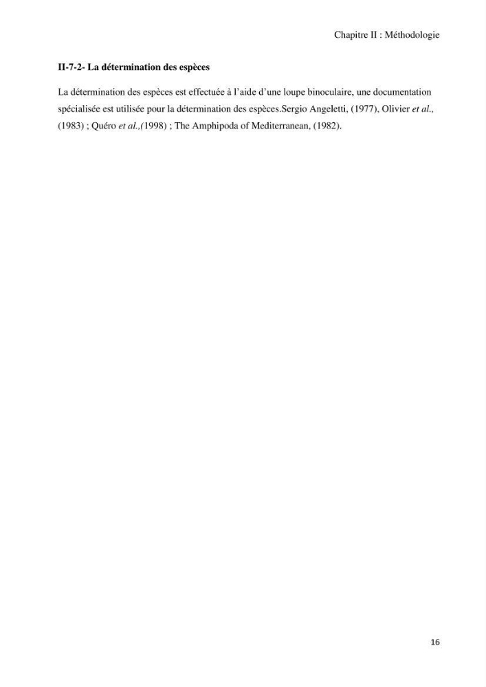 Actualisation de l’Inventaire National des Mollusques et des Crustacés de la côte algérienne