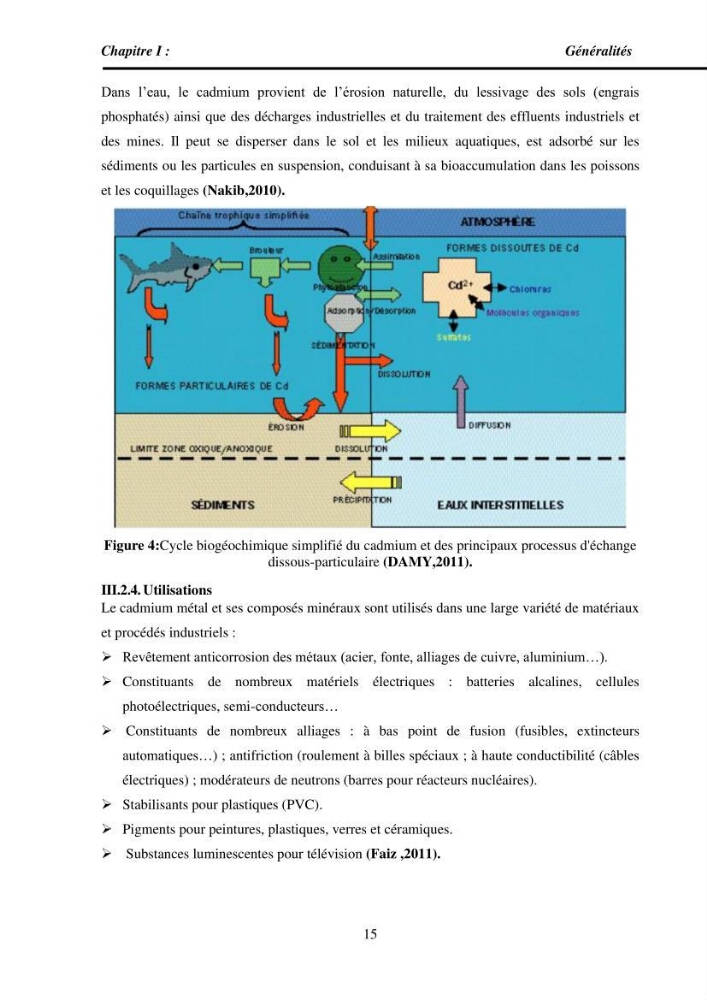Estimation de la teneur en mercure, métaux lourds et qualitémicrobiologique de quelques espèces de poissons dans la région Algéroise, effets potentiels santé-environnement.