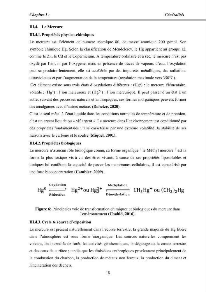 Estimation de la teneur en mercure, métaux lourds et qualitémicrobiologique de quelques espèces de poissons dans la région Algéroise, effets potentiels santé-environnement.