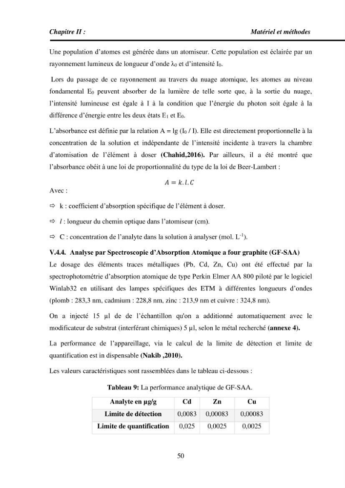 Estimation de la teneur en mercure, métaux lourds et qualitémicrobiologique de quelques espèces de poissons dans la région Algéroise, effets potentiels santé-environnement.
