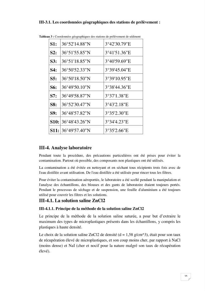Evaluation des microplastiques dans les sédiments et les eaux de surface de la baie de Zemmouri