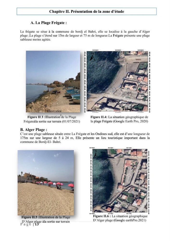 Quantification de transit sédimentaire longitudinal de la région Est de la Baie d’Alger: Cas d’étude : les plages sableuses de la commune de Bordj-El-Bahri