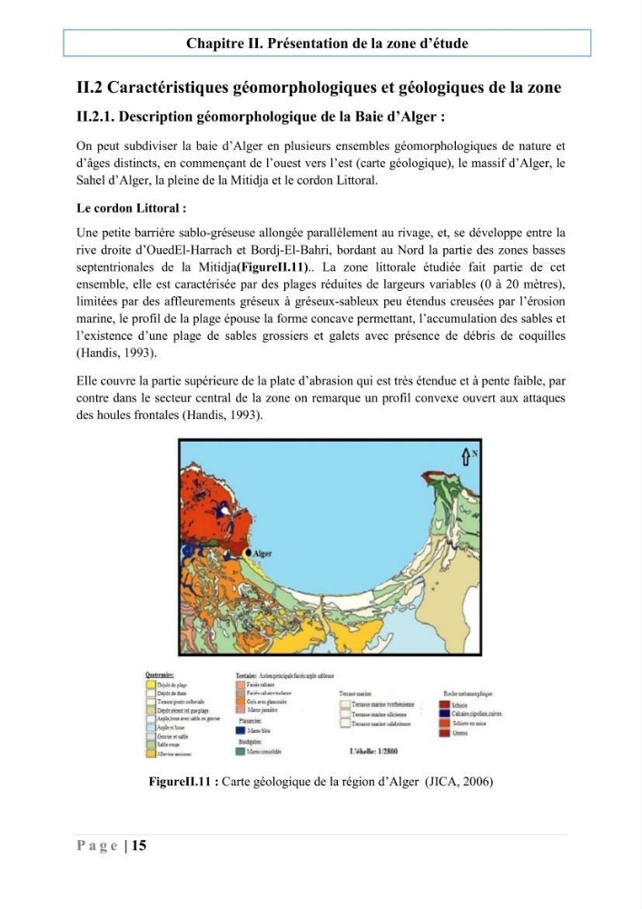 Quantification de transit sédimentaire longitudinal de la région Est de la Baie d’Alger: Cas d’étude : les plages sableuses de la commune de Bordj-El-Bahri