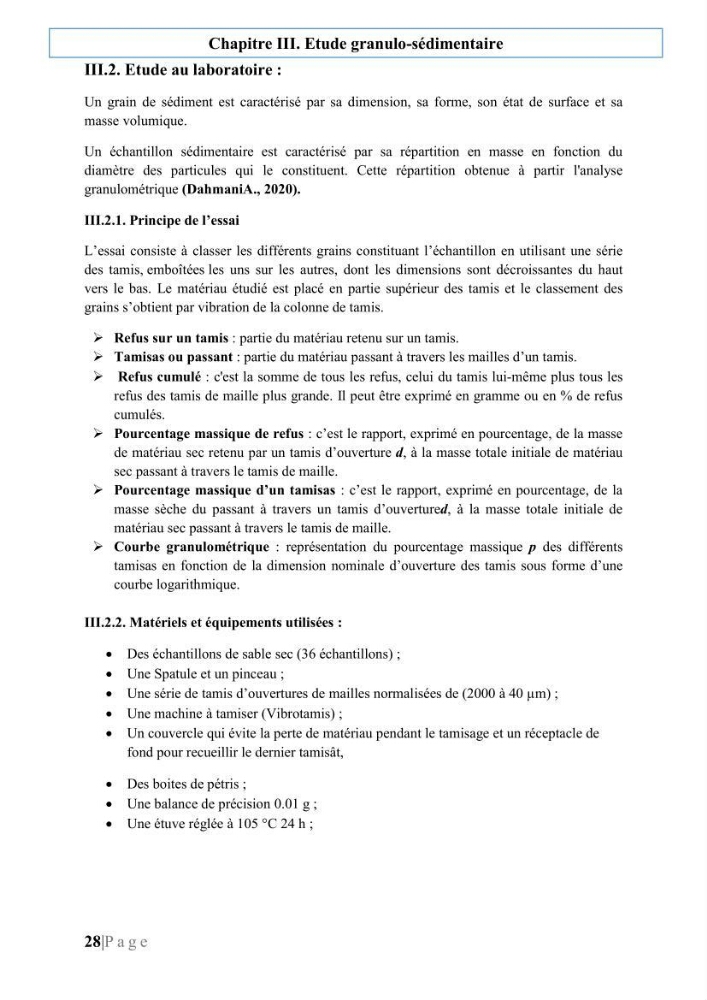 Quantification de transit sédimentaire longitudinal de la région Est de la Baie d’Alger: Cas d’étude : les plages sableuses de la commune de Bordj-El-Bahri