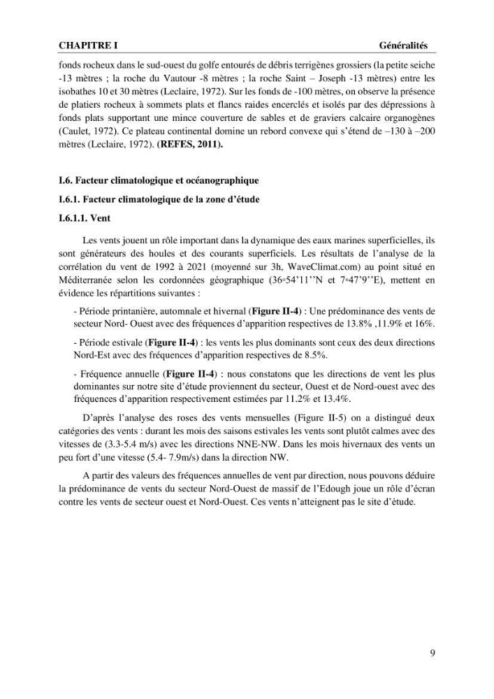 Caractérisation de l’agitation et l’ensablement des ports et proposition de solutions de protection cas du port d’Annaba