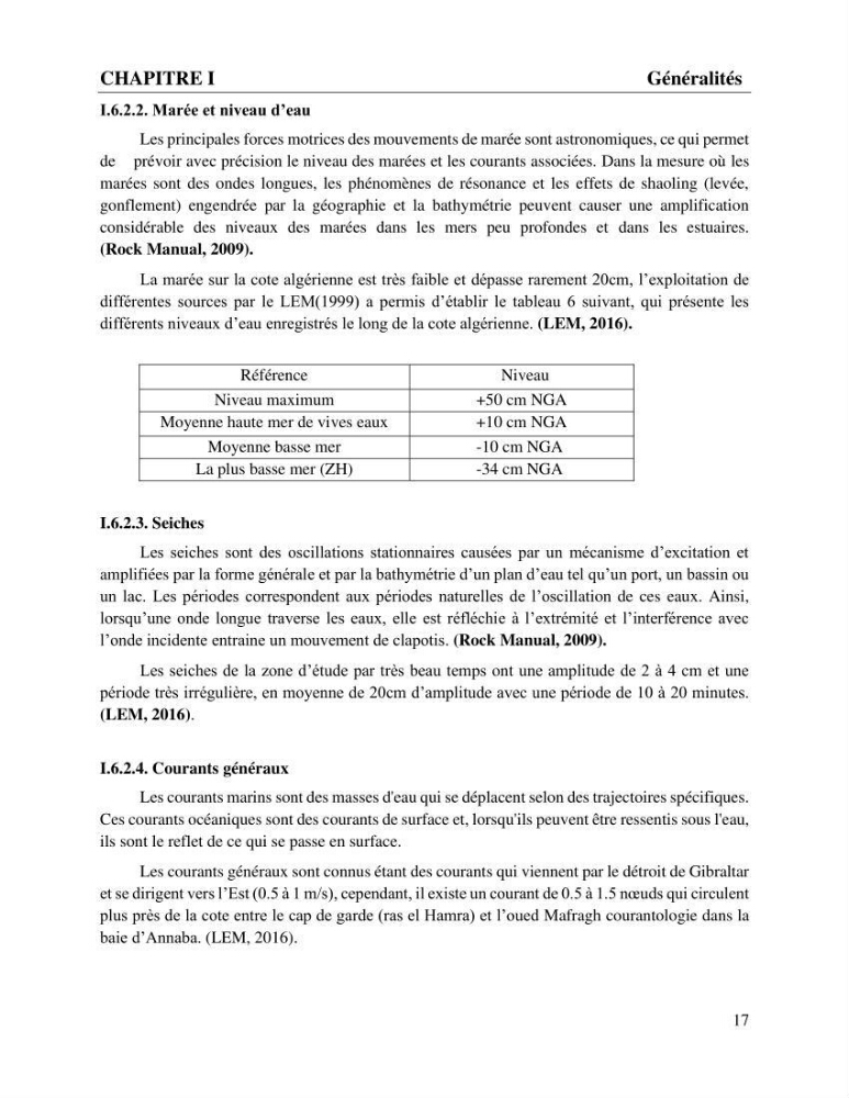 Caractérisation de l’agitation et l’ensablement des ports et proposition de solutions de protection cas du port d’Annaba