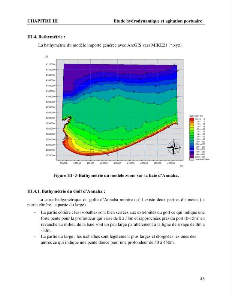 Caractérisation de l’agitation et l’ensablement des ports et proposition de solutions de protection cas du port d’Annaba