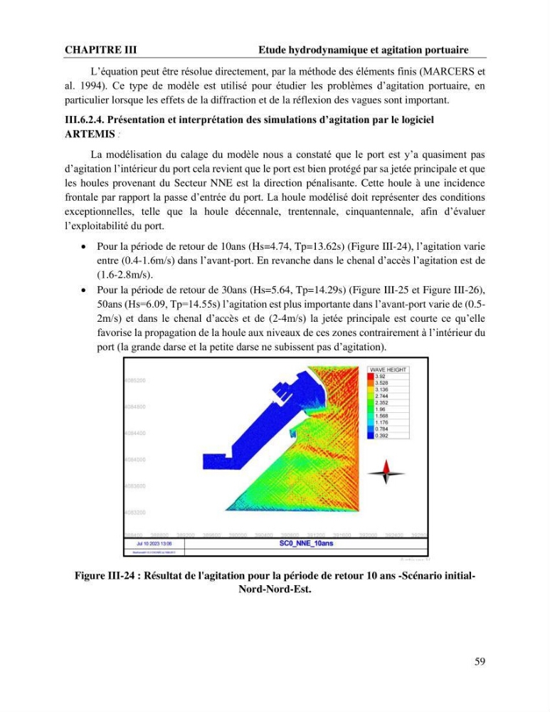 Caractérisation de l’agitation et l’ensablement des ports et proposition de solutions de protection cas du port d’Annaba