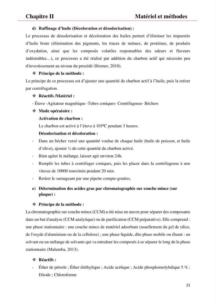 Valorisation des produits de la mer pour la fabriction de savon: Aspects techniqueset économiques