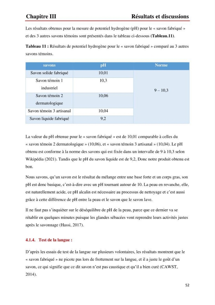 Valorisation des produits de la mer pour la fabriction de savon: Aspects techniqueset économiques