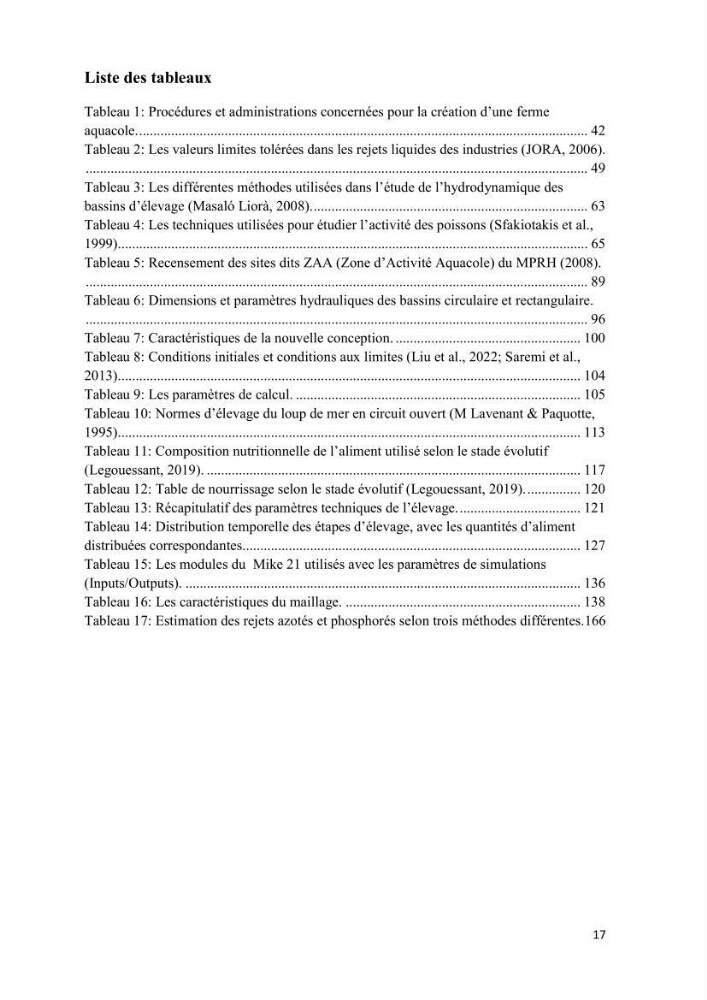 Modélisation des phénomènes de transport en ingénierie aquacole