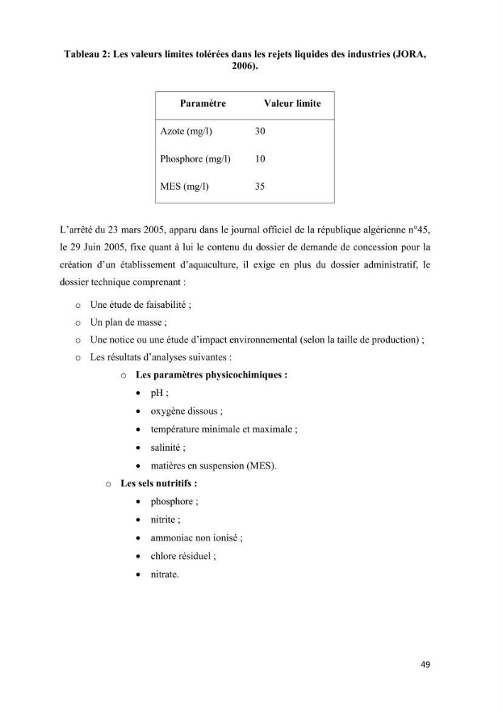 Modélisation des phénomènes de transport en ingénierie aquacole