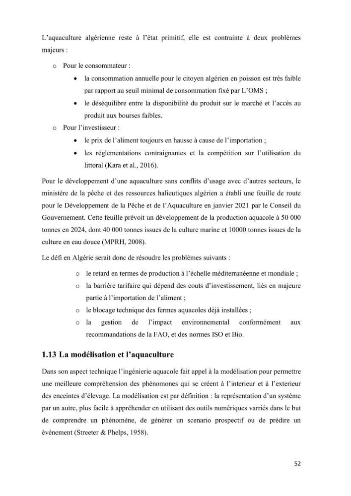 Modélisation des phénomènes de transport en ingénierie aquacole
