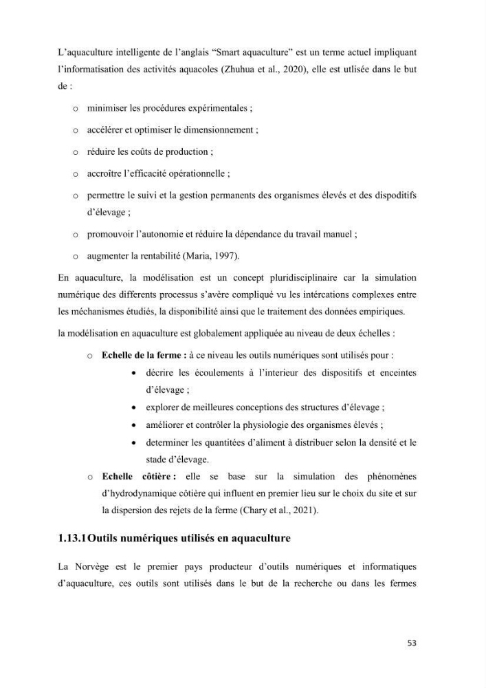 Modélisation des phénomènes de transport en ingénierie aquacole