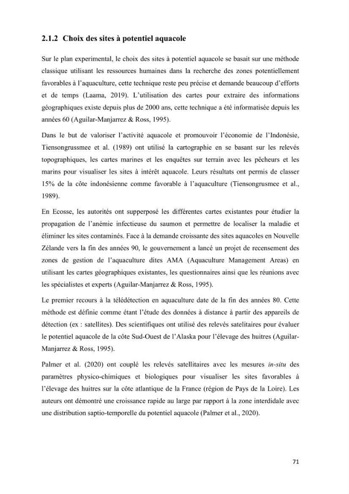 Modélisation des phénomènes de transport en ingénierie aquacole