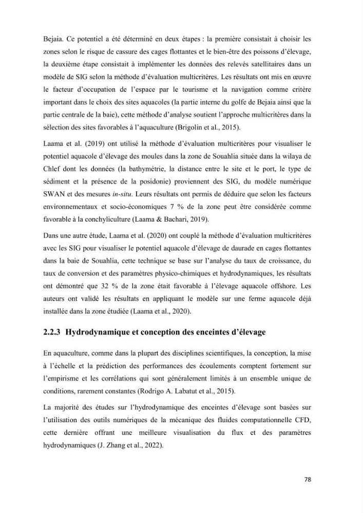 Modélisation des phénomènes de transport en ingénierie aquacole