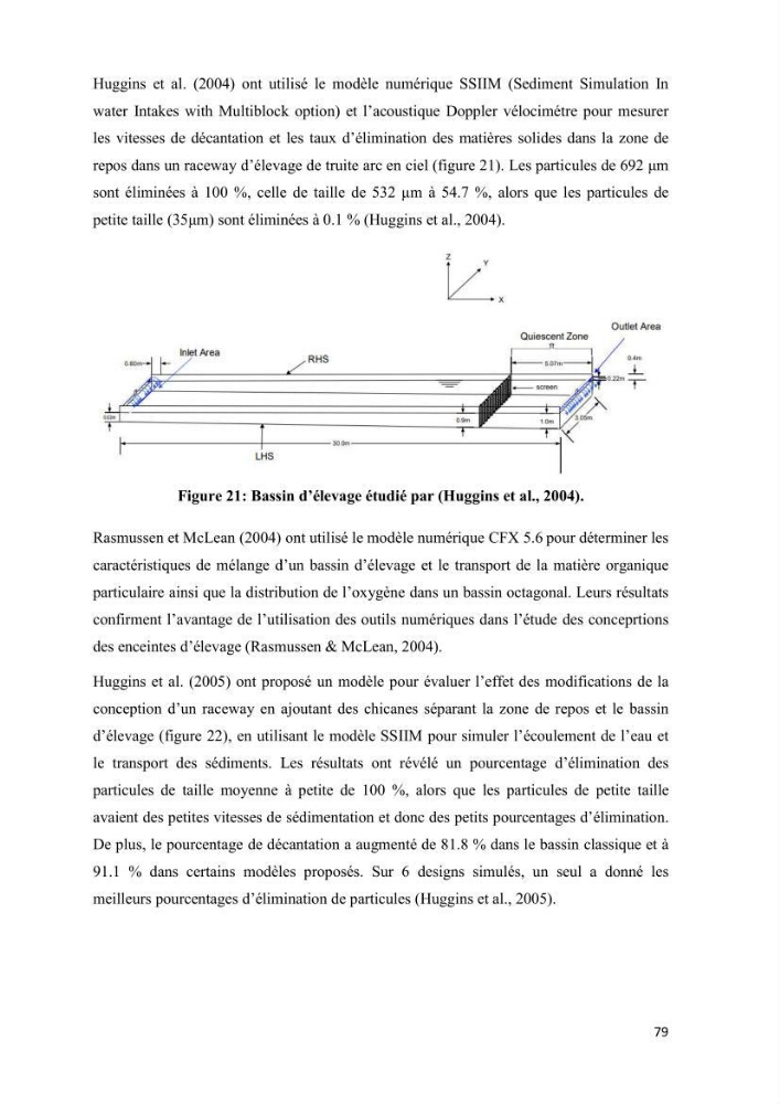 Modélisation des phénomènes de transport en ingénierie aquacole