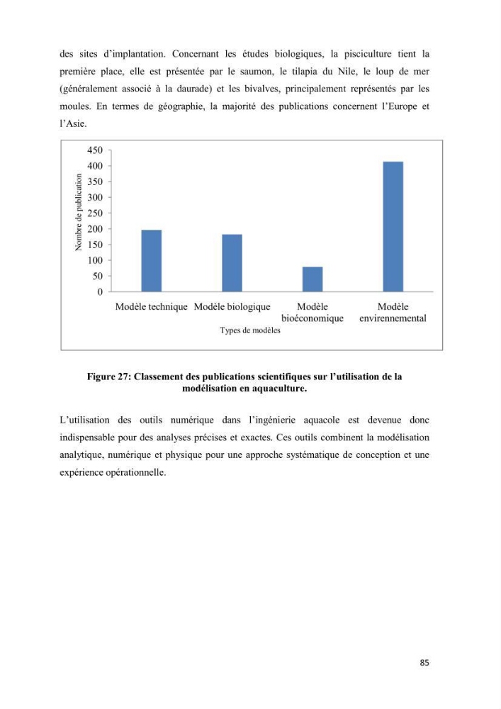 Modélisation des phénomènes de transport en ingénierie aquacole