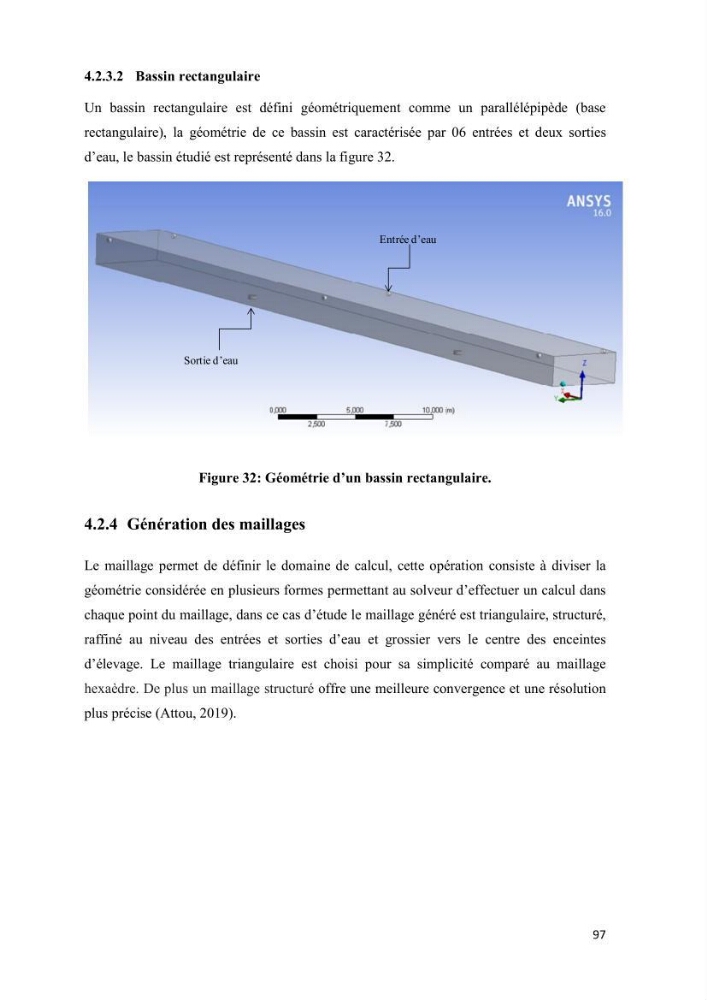 Modélisation des phénomènes de transport en ingénierie aquacole