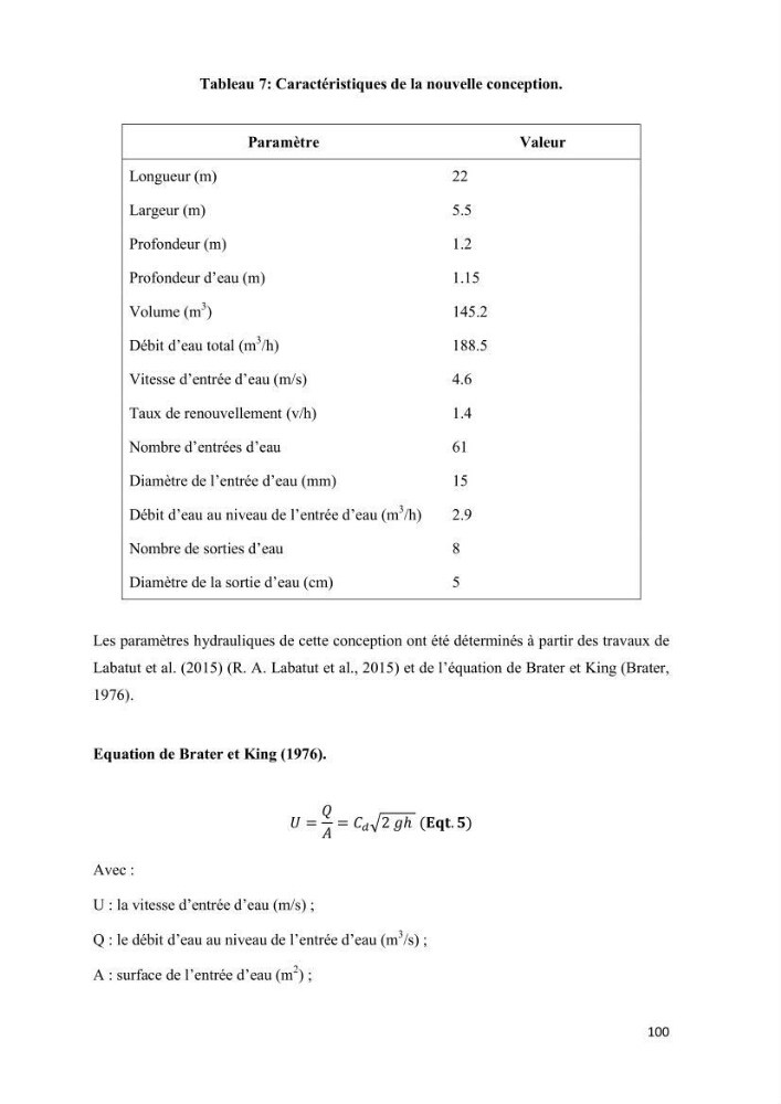 Modélisation des phénomènes de transport en ingénierie aquacole