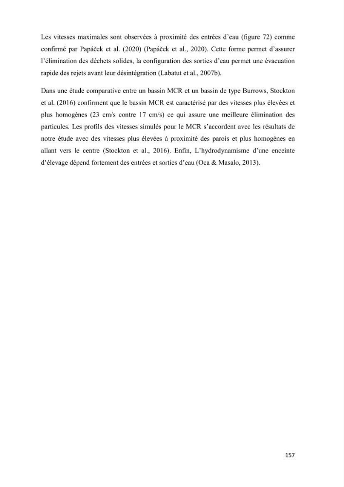 Modélisation des phénomènes de transport en ingénierie aquacole