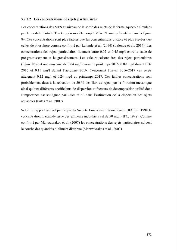 Modélisation des phénomènes de transport en ingénierie aquacole