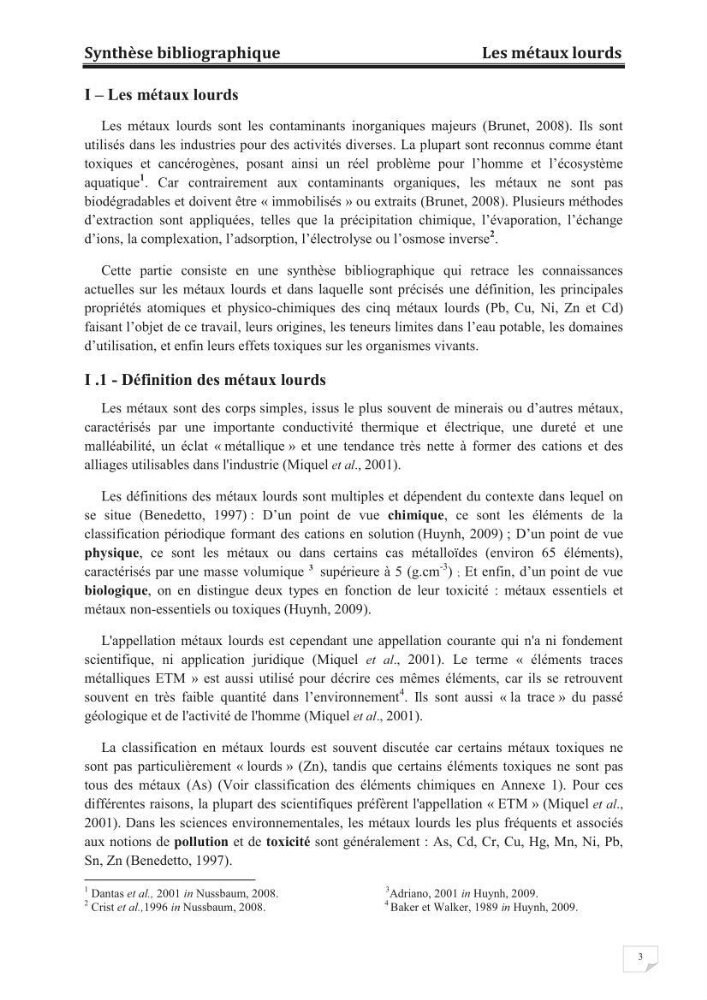 Etude de la valorisation d\'une biomasse marine, posidonia oceanica, en tant que biosorbant des ions métalliques Pb ²+, Cu ²+, Ni ²+, Zn ²+ et Cd ²+