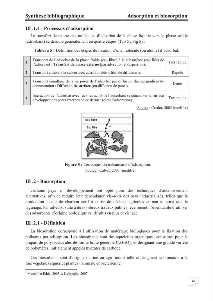 Etude de la valorisation d\'une biomasse marine, posidonia oceanica, en tant que biosorbant des ions métalliques Pb ²+, Cu ²+, Ni ²+, Zn ²+ et Cd ²+