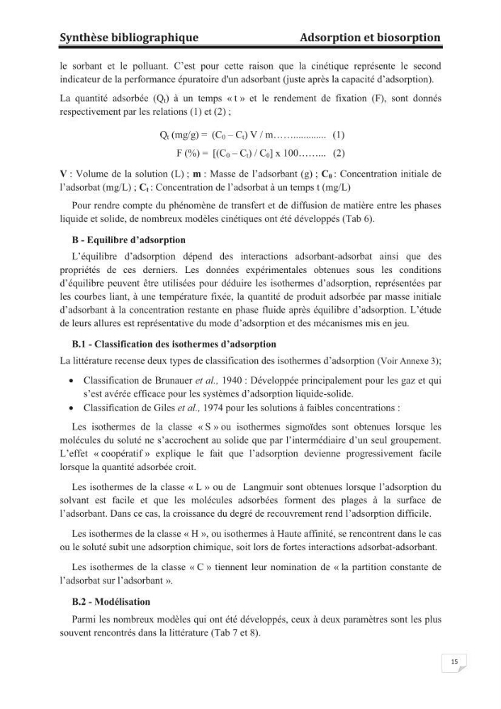 Etude de la valorisation d\'une biomasse marine, posidonia oceanica, en tant que biosorbant des ions métalliques Pb ²+, Cu ²+, Ni ²+, Zn ²+ et Cd ²+