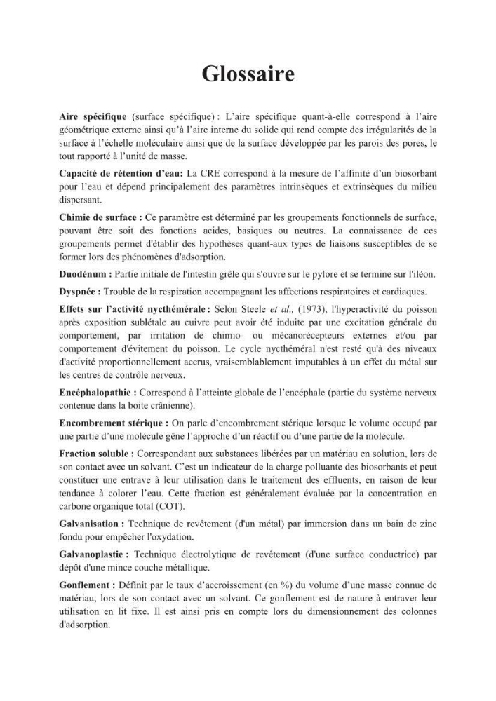 Etude de la valorisation d\'une biomasse marine, posidonia oceanica, en tant que biosorbant des ions métalliques Pb ²+, Cu ²+, Ni ²+, Zn ²+ et Cd ²+