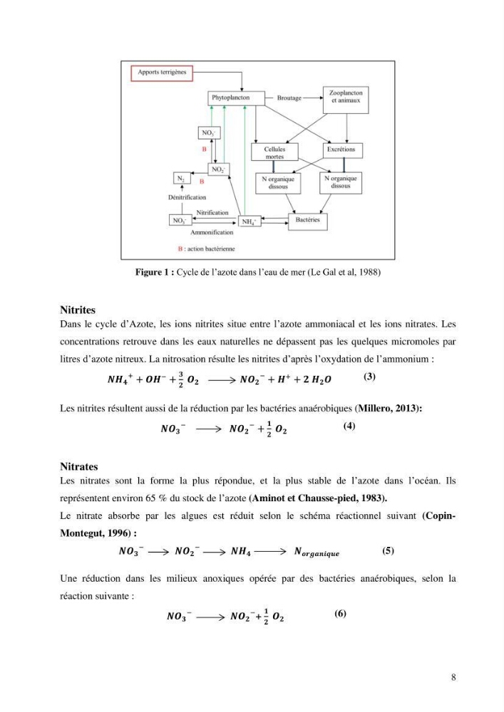 Les conditions physico chimiques au large des côtes algériennes: contribution à l’étude des structures hydrodynamiques