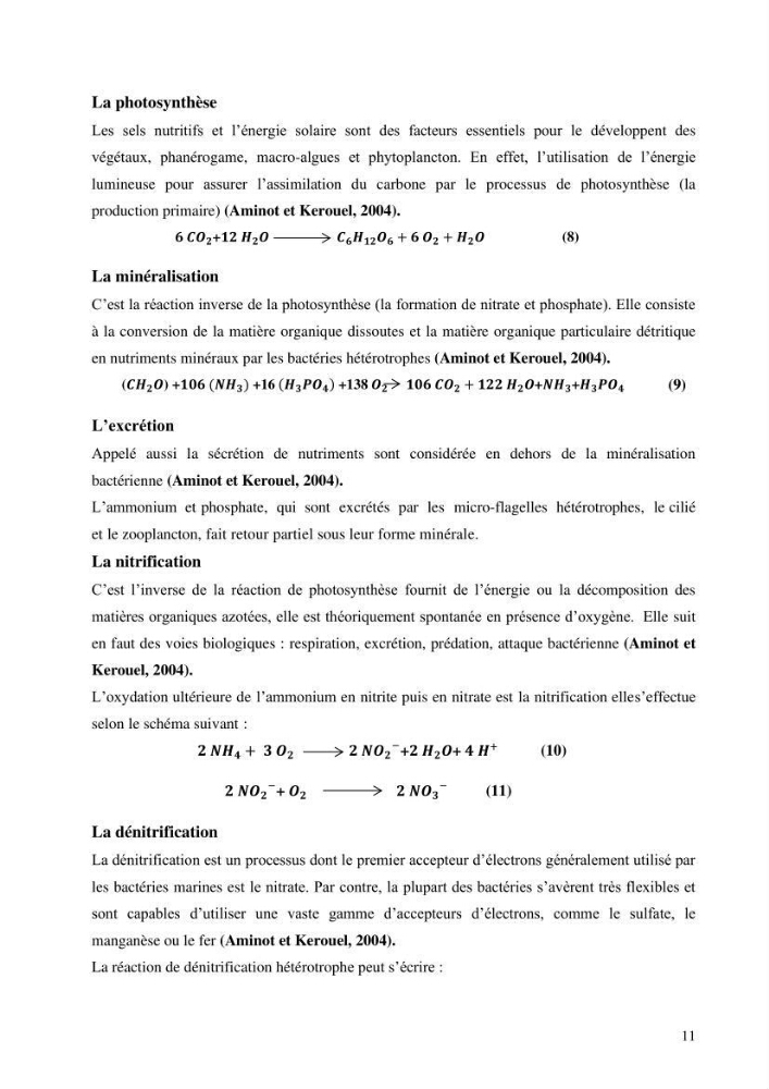 Les conditions physico chimiques au large des côtes algériennes: contribution à l’étude des structures hydrodynamiques