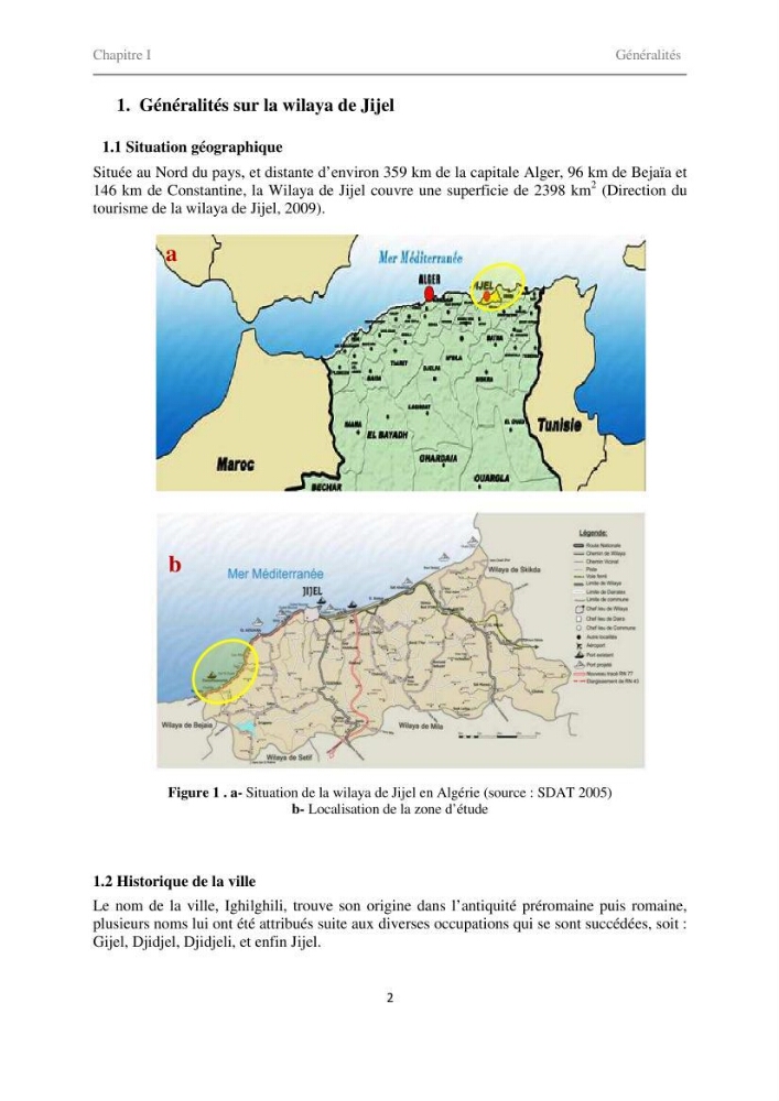 Proposition d\'indicateurs de suivi de l\'aire marine de Taza (wilaya de Jijel)