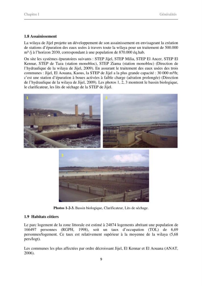 Proposition d\'indicateurs de suivi de l\'aire marine de Taza (wilaya de Jijel)