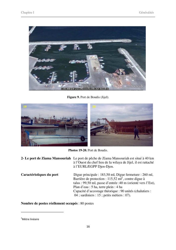 Proposition d\'indicateurs de suivi de l\'aire marine de Taza (wilaya de Jijel)