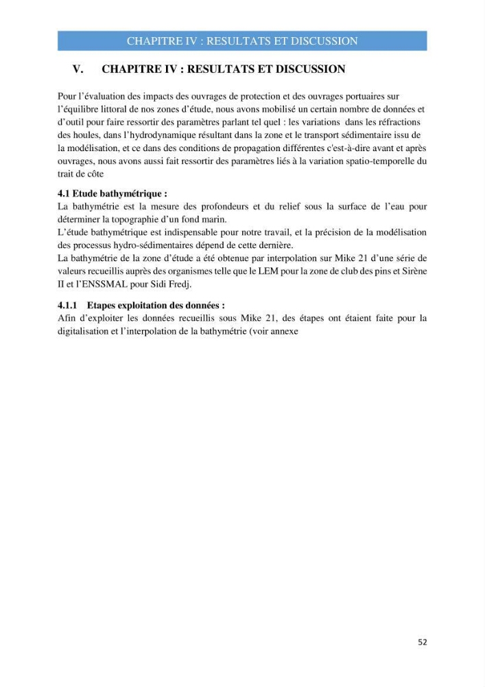 Influence des ouvrages portuaires et de protection sur l\'équilibre du littoral centre Algerien