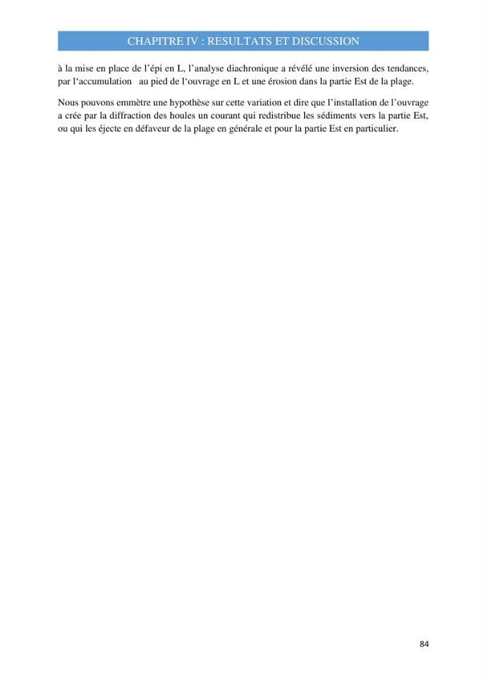 Influence des ouvrages portuaires et de protection sur l\'équilibre du littoral centre Algerien