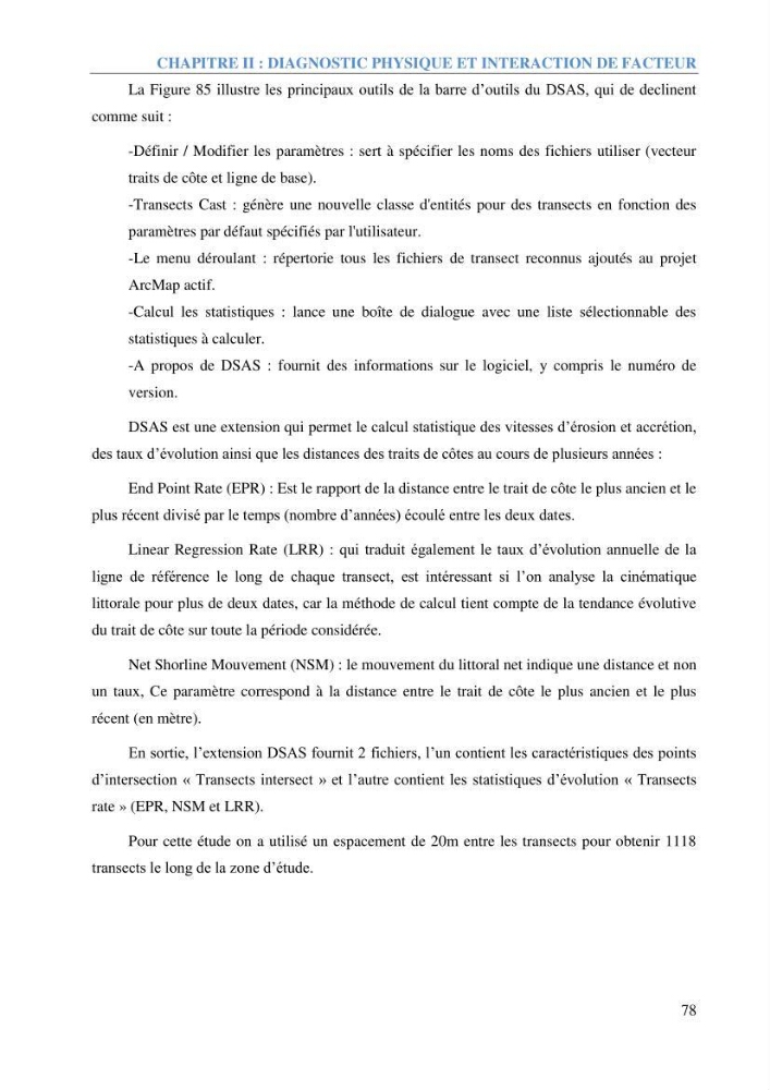 Etude et estimation des terres à risque par la submersion marine dans la région Ouest d’Alger
