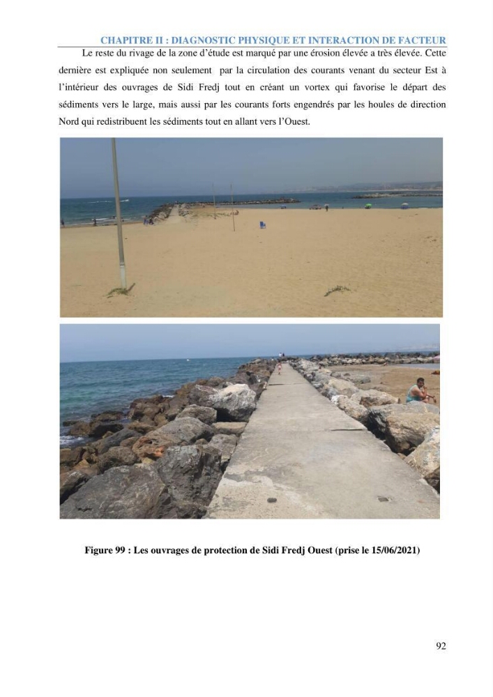 Etude et estimation des terres à risque par la submersion marine dans la région Ouest d’Alger