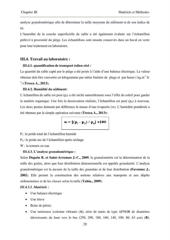 Réalisation d\'un piège à sédiments pour l\'étude des mouvements des sables sur le dune et les plages