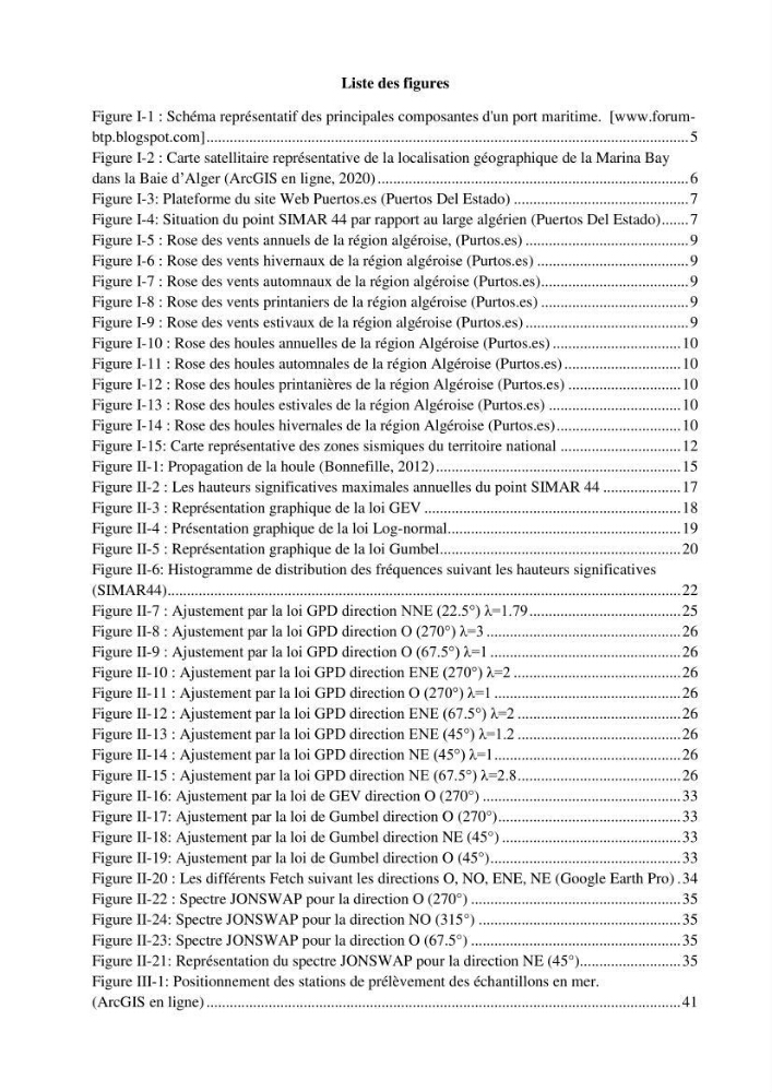 Etude d\'aménagement d\'une Marina au niveau de la ville d\'Alger (exemple de la Marina baie d\'Alger):