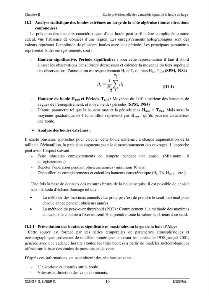 Etude d\'aménagement d\'une Marina au niveau de la ville d\'Alger (exemple de la Marina baie d\'Alger):