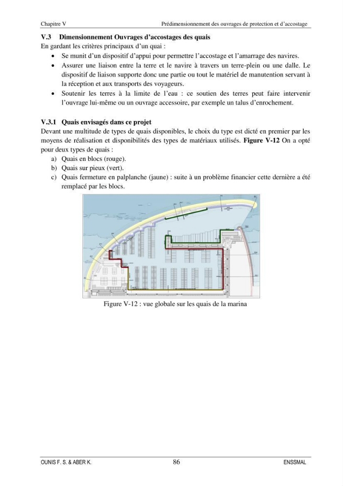 Etude d\'aménagement d\'une Marina au niveau de la ville d\'Alger (exemple de la Marina baie d\'Alger):