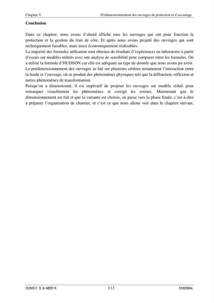 Etude d\'aménagement d\'une Marina au niveau de la ville d\'Alger (exemple de la Marina baie d\'Alger):