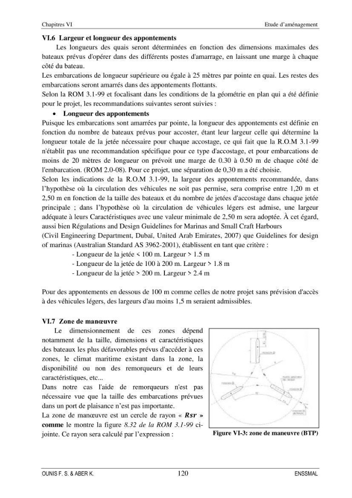 Etude d\'aménagement d\'une Marina au niveau de la ville d\'Alger (exemple de la Marina baie d\'Alger):