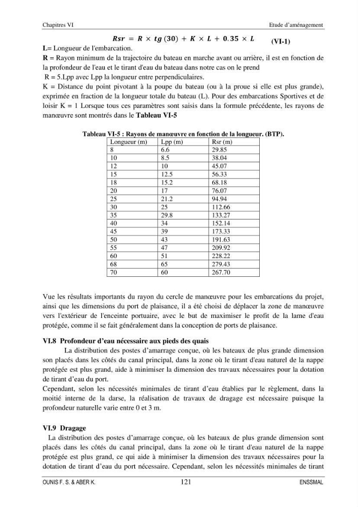 Etude d\'aménagement d\'une Marina au niveau de la ville d\'Alger (exemple de la Marina baie d\'Alger):