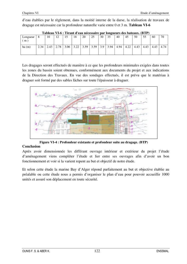 Etude d\'aménagement d\'une Marina au niveau de la ville d\'Alger (exemple de la Marina baie d\'Alger):