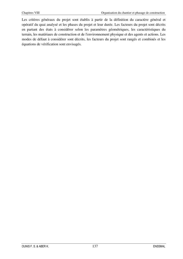Etude d\'aménagement d\'une Marina au niveau de la ville d\'Alger (exemple de la Marina baie d\'Alger):