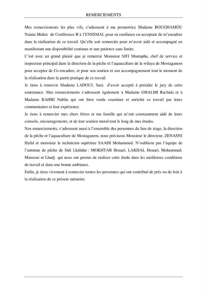 Etude d\'impact de la reconversion d\'éspadonniers en senneurs sur les éspèces cibles notament: l\'éspadon Xiphias gladius (Linnaeus,1758) et la sardine Sardina pilchardus ( Walbaum,1792 ) dans la baie de Mostaganem